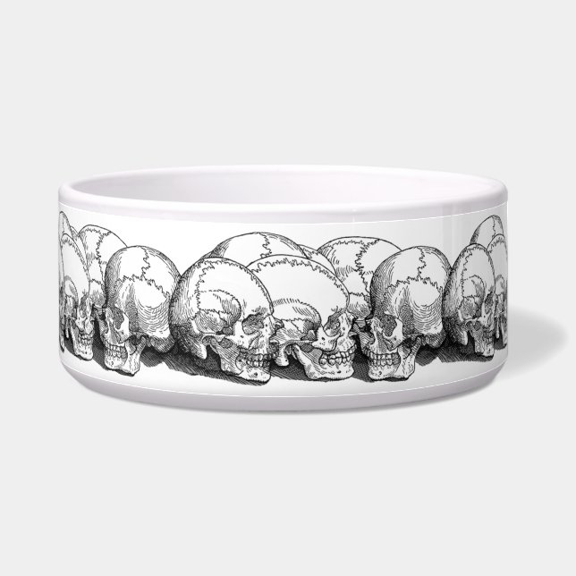 Sieben Vintage Schädel Napf (Rechts)