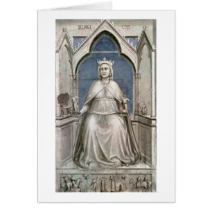 Sieben Vorzüge: Dame Justice By Giotto Di Bondone