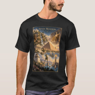 Sieben Weltwunder Historische Kunst T-Shirt