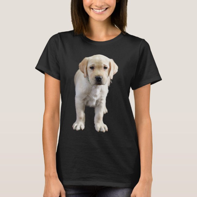 Sieben Wochen alter gelber Labrador-Welpe T-Shirt (Vorderseite)