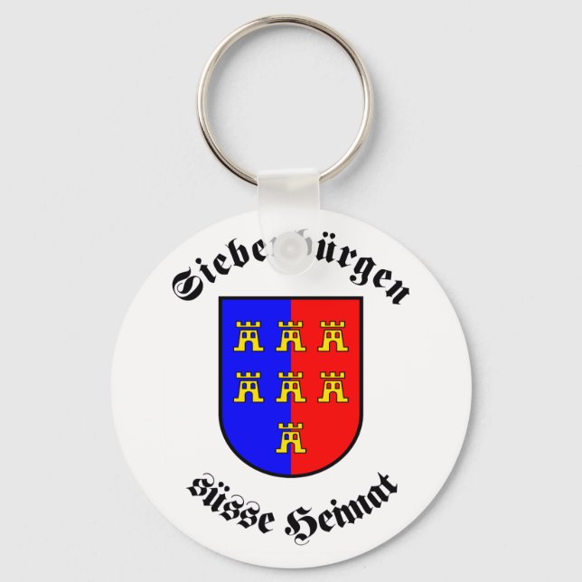 Siebenbürgen süsse Heimat Schlüsselanhänger (Vorderseite)