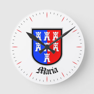 Siebenbürgen Transsilvanien Runde Wanduhr