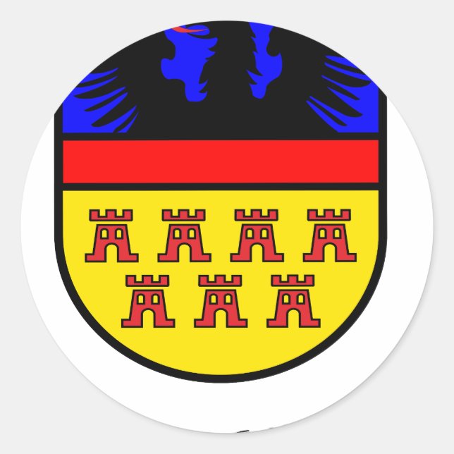 Siebenbürgen-Wappen "Siebenbürgen" Runder Aufkleber (Vorderseite)