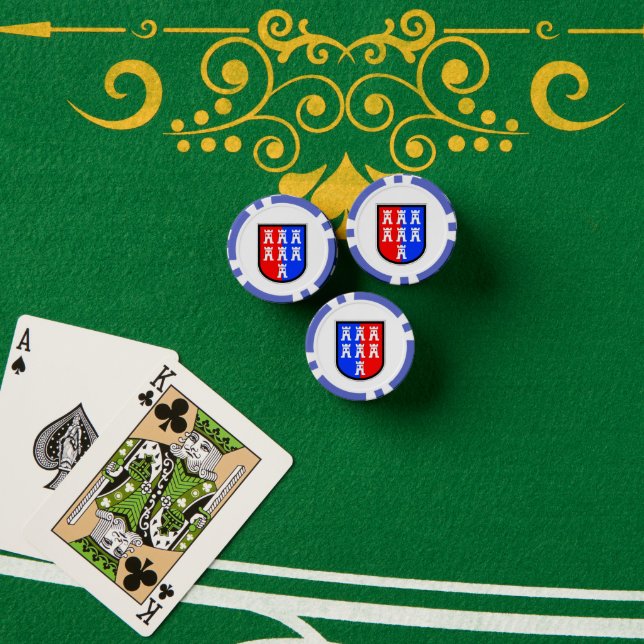 Siebenbürtig Pokerchips (Pokertisch (Stapel))