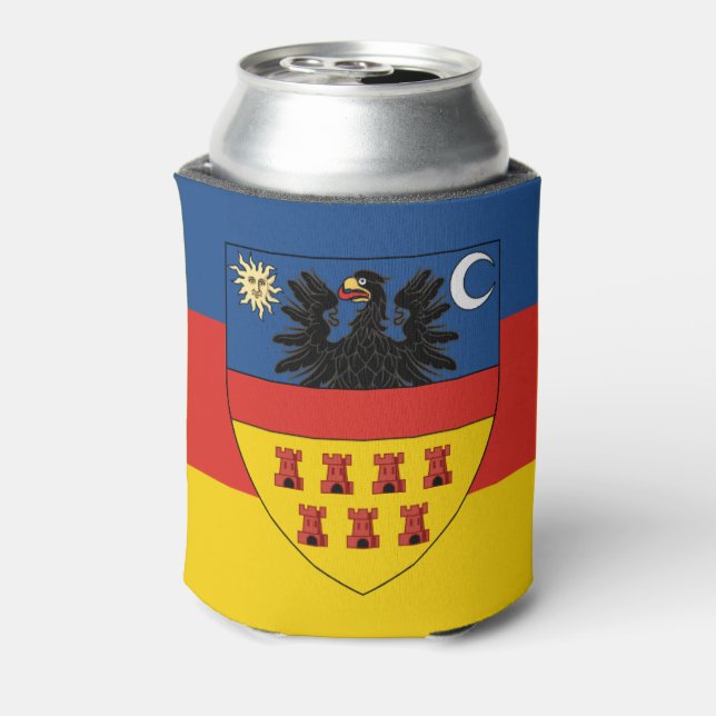 Siebenbürtige Flagge Dosenkühler (Kanne Rückseite)