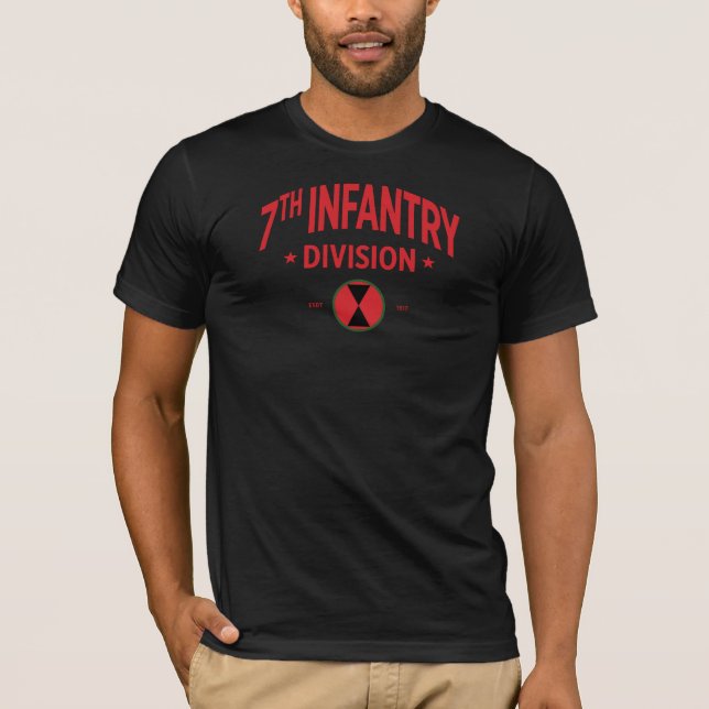 siebte Infanterieabteilung "California Division" T-Shirt (Vorderseite)
