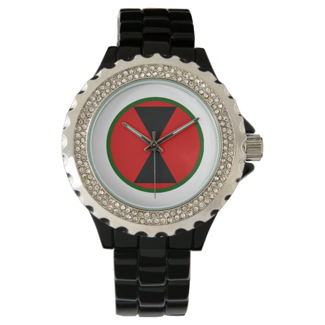 siebte Infanterieabteilung "Hourglass Division" Armbanduhr (Vorderseite)