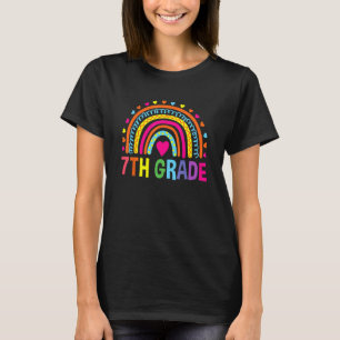Siebte Klasse Regenbogen Mädchen Jungen Lehrer Tea T-Shirt
