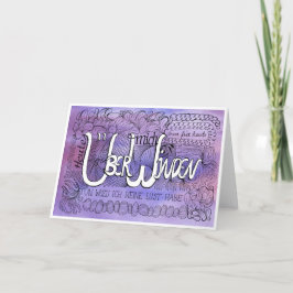 Siebte Regel der Gelassenheit – ÜBERWINDEN Karte