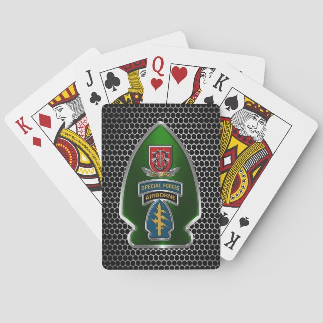siebte Spezialeinsatzgruppe "Arrowhead" Spielkarten (Rückseite)