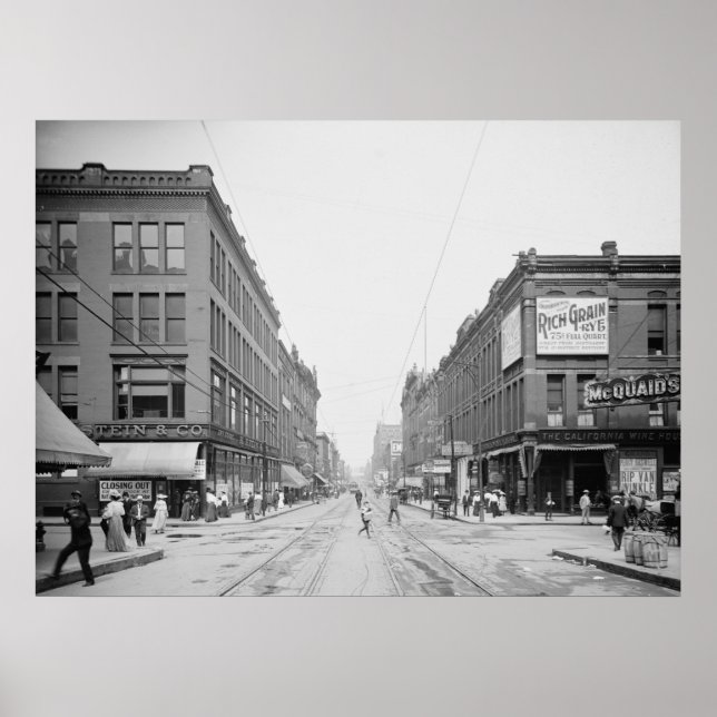 Siebte Straße Poster (Vorne)