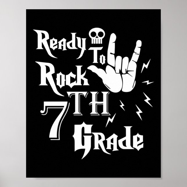 Siebte Stufe auf Rock 2. Stufe zurück zum Scho Poster (Vorne)
