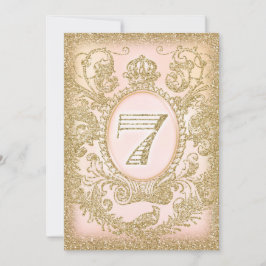 Siebter Geburtstag einmal auf Zeitprinzessin Einladung