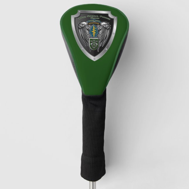 Siebter Sondereinsatzgruppe (Im Flugzeug) Schild Golf Headcover (Vorderseite)