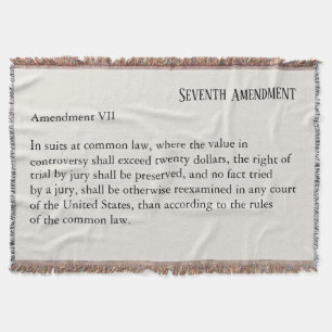 Siebter Verfassungszusatz Decke