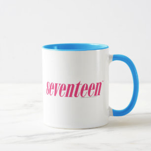 Siebzehn Logo-Magentarot Tasse