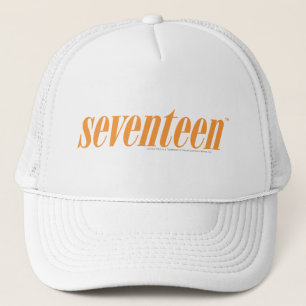 Siebzehn Logo-Orange Truckerkappe