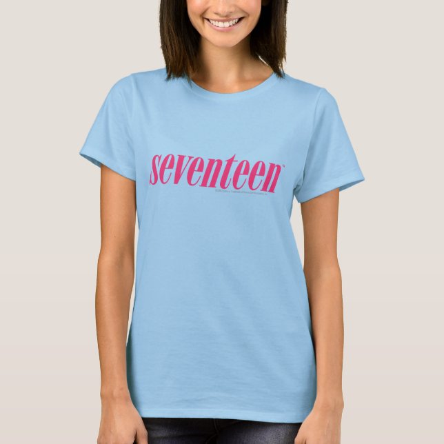 Siebzehn Logos-Magenta T-Shirt (Vorderseite)