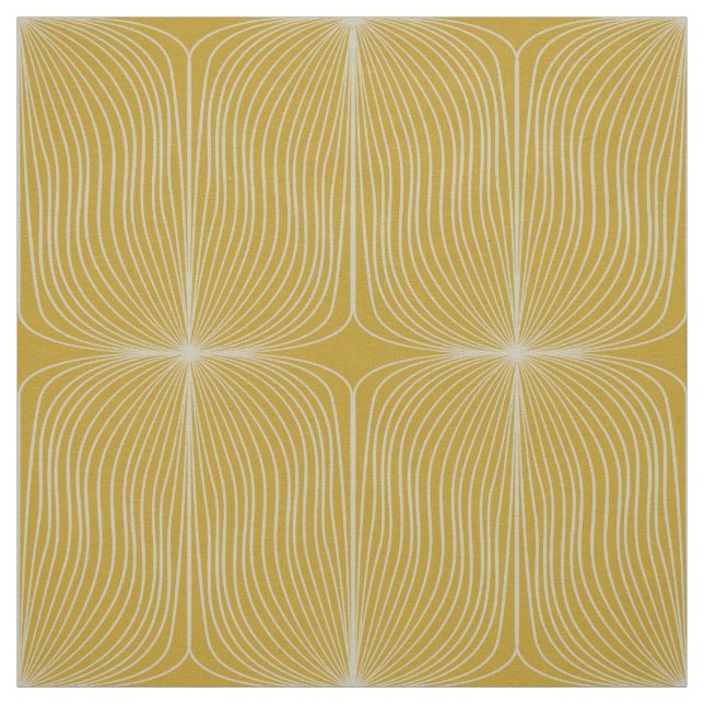 Siebziggelbes Muster Stoff (Muster)