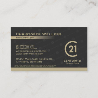 Siècle 21 Rebrand Carte de visite Design
