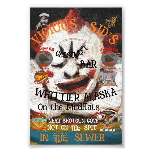 SIEDS CASSOULET-BAR WHITTIER ALASKA FOTODRUCK (Vorne)