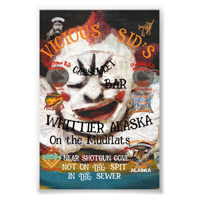 SIEDS CASSOULET-BAR WHITTIER ALASKA FOTODRUCK (Vorne)