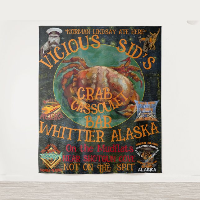 SIEDS CASSOULET-BAR WHITTIER ALASKA WANDTEPPICH (Vorderseite)