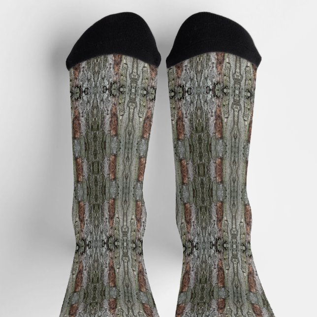 Sieg Baumrindenmuster Socken (Oben)