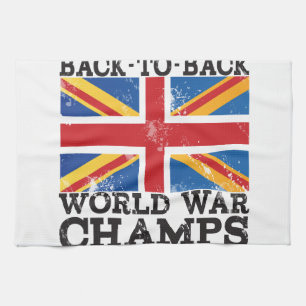 Sieg des britischen Weltkriegs Handtuch