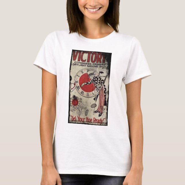 Sieg durch die Sommerzeit des Zweiten Weltkriegs T-Shirt (Vorderseite)