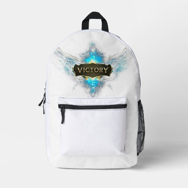 Sieg - Ein Symbol für Triumph und Erfolg Bedruckter Rucksack (Vorderseite)