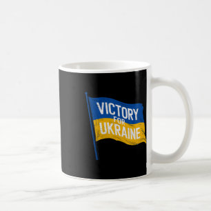 Sieg für die ukrainische Flagge Kaffeetasse