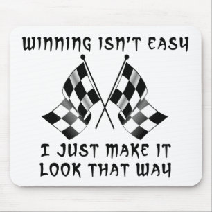 Sieg ist nicht leicht - Dirt Bike Motocross-Mauspa Mousepad