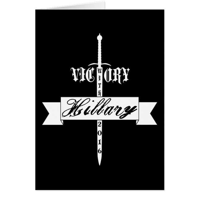 Sieg mit Hillary - 2016 (Vorne)