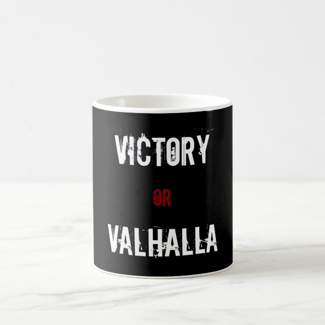 Sieg oder Valhalla-Geschenk Kaffeetasse (Mittel)