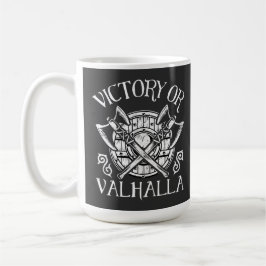 Sieg oder Valhalla - Schild und Ax Kaffeetasse