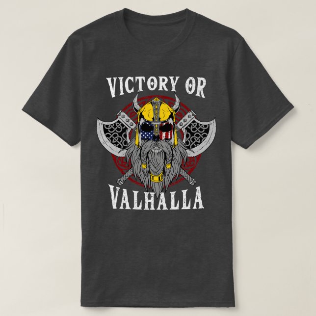 Sieg oder Valhalla Viking 9 T-Shirt (Design vorne)