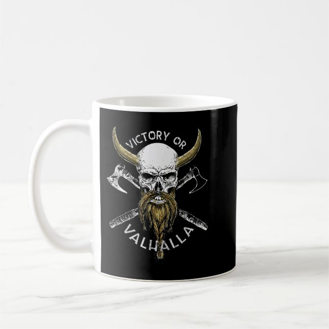 Sieg oder Walhalla Kaffeetasse (Links)