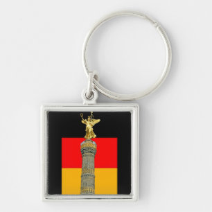 Sieg-Spalte (siegessaule), Berlin, deutsche Flagge Schlüsselanhänger