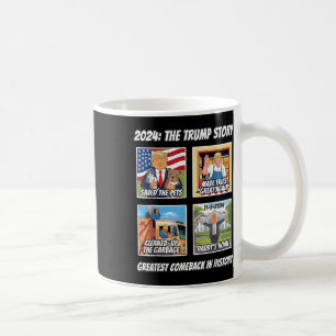 Sieg Trump 2024 Größtes Comebyck Amtsantritt Kaffeetasse