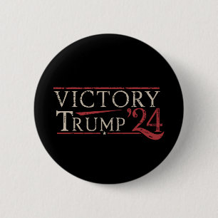 Sieg Trump 24 Republikanischer Präsident 47 USA Button