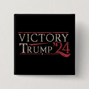Sieg Trump 24 Republikanischer Präsident 47 USA Button