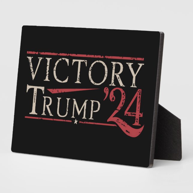 Sieg Trump 24 Republikanischer Präsident 47 USA Fotoplatte (Seite)
