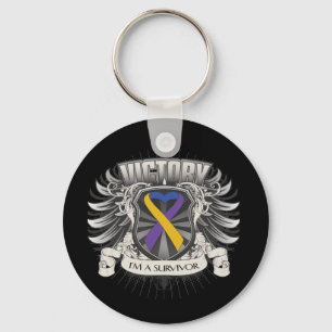 Sieg über Blasenkrebs Schlüsselanhänger