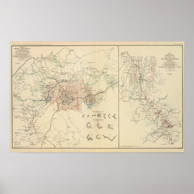 Siege of Atlanta Poster (Vorne)