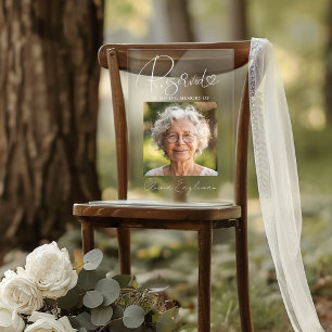 SIÈGE RÉSERVÉ SIÈGE Mariage photo SIGNE