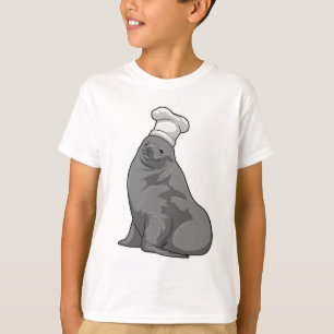 Siegel als Koch mit Koch Hut T-Shirt