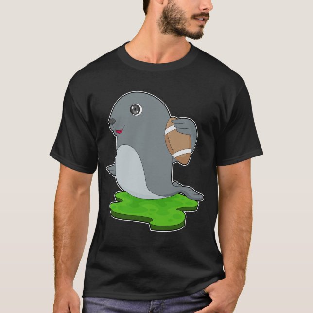 Siegel American Football Sports T-Shirt (Vorderseite)