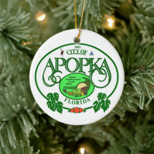 Siegel Apopka, Florida Keramik Ornament