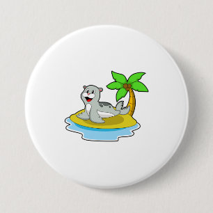 Siegel auf Island Button